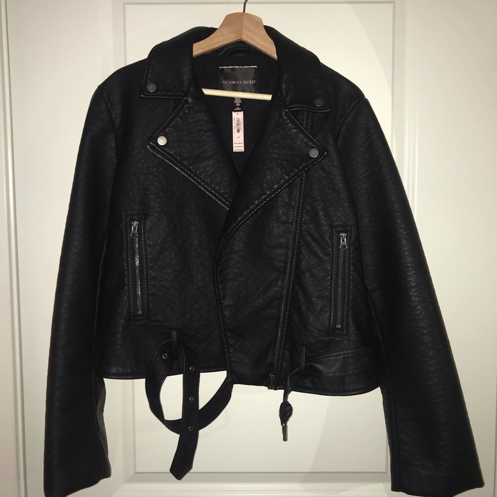 Victoria secret Faux leather jacket